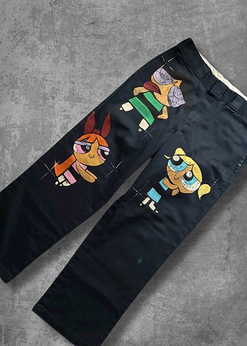 Dickies Power Puff Girls Kadın Pantolon - Görsel 2