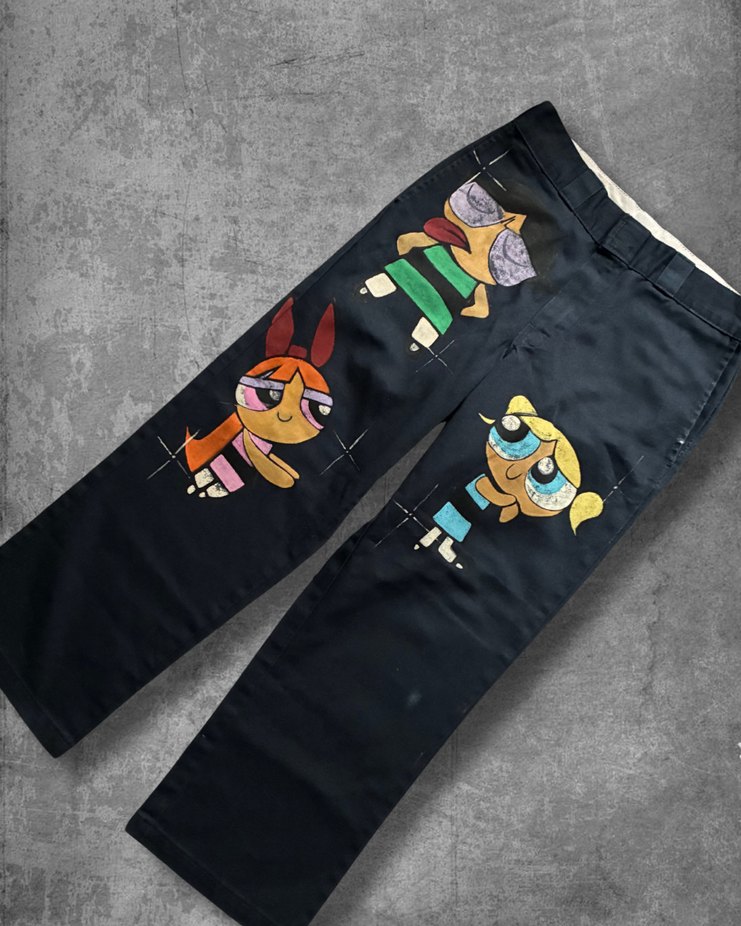 Dickies Power Puff Girls Kadın Pantolon - Görsel 2