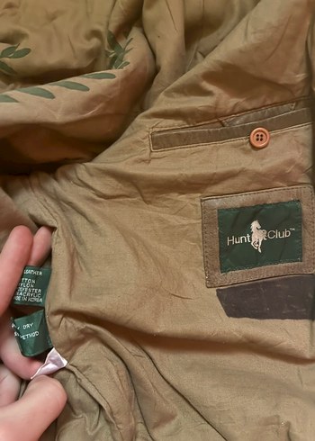 Hunt Club Vintage Erkek Pilot Deri Ceket - Görsel 4