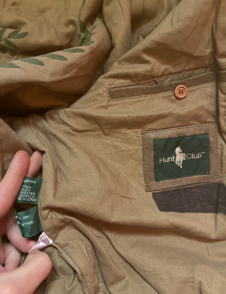 Hunt Club Vintage Erkek Pilot Deri Ceket - Görsel 4