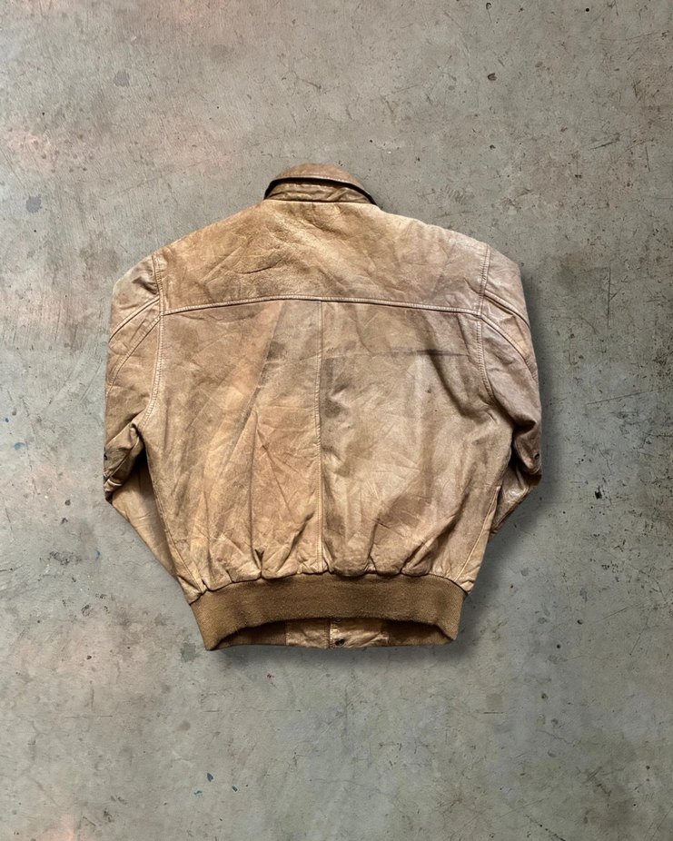 Hunt Club Vintage Erkek Pilot Deri Ceket - Görsel 3