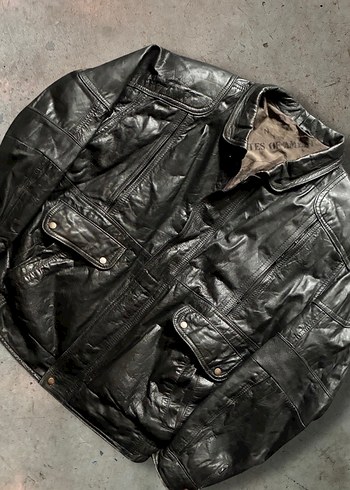 Vintage Erkek Bomber Pilot Ceket - Görsel 3