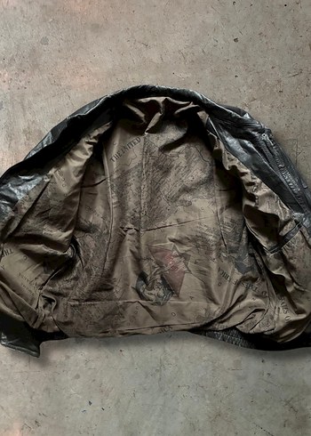 Vintage Erkek Bomber Pilot Ceket - Görsel 2