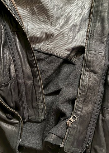 Daniel Hechter Paris Erkek Deri Ceket - Görsel 5
