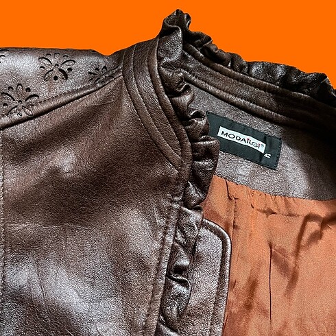 American Vintage Bayan Vintage Deri Ceket