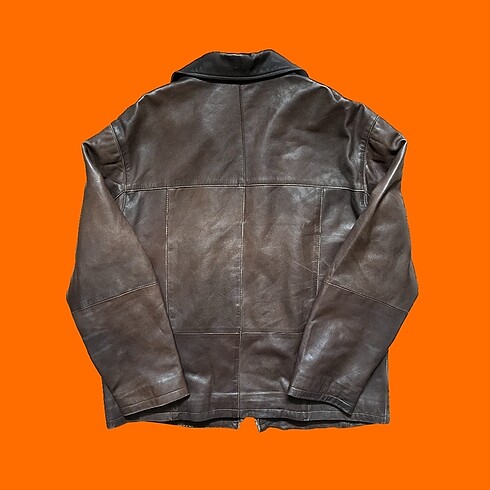 l/xl Beden Vintage Erkek Deri Ceket