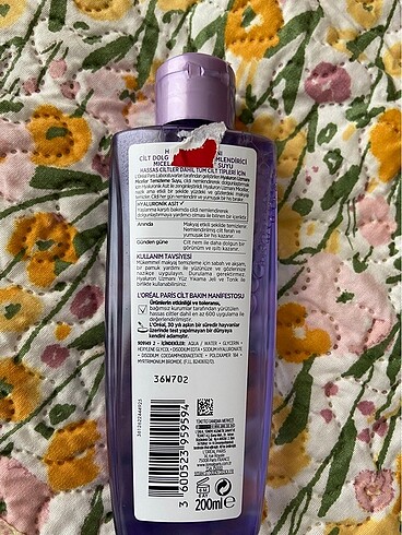  Beden Loreal Paris micellar temizleme suyu