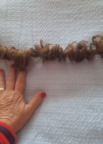 Kadın Kumral Ek Saç...Yeni. - Görsel 2