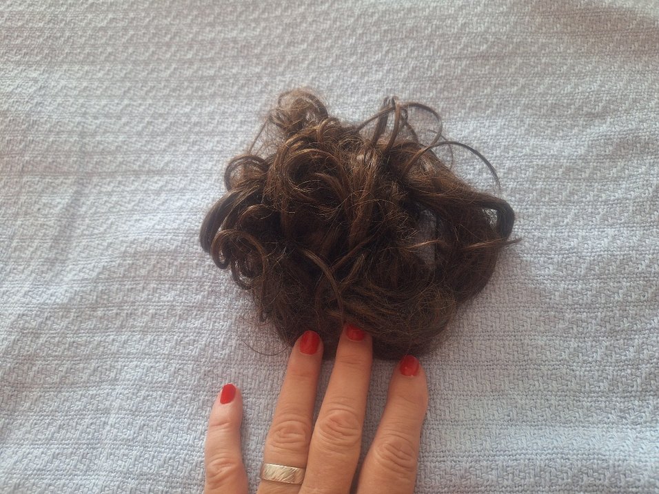 Kestane Elastik Ek Saç. Yeni - Görsel 3