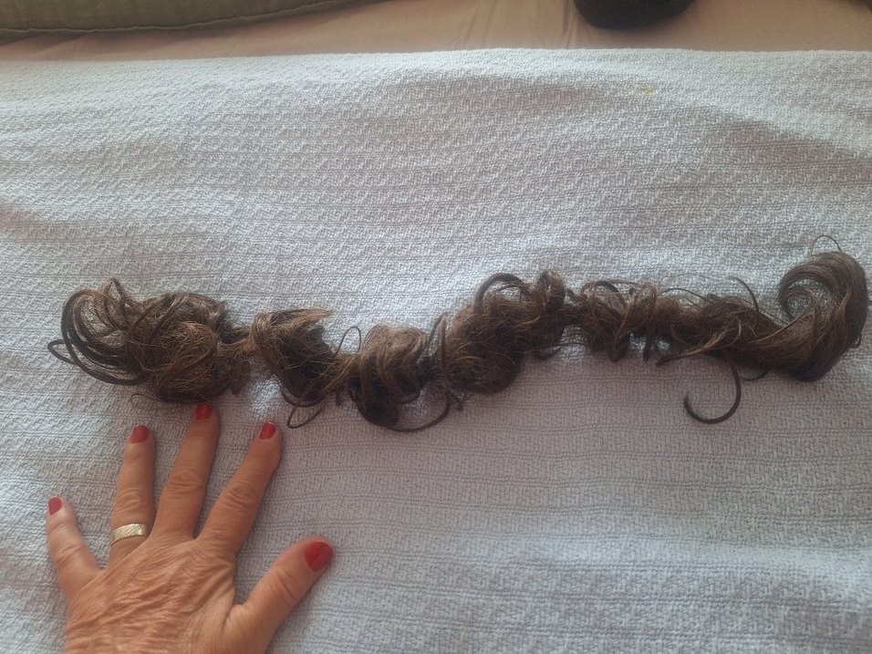 Kestane Elastik Ek Saç. Yeni - Görsel 2