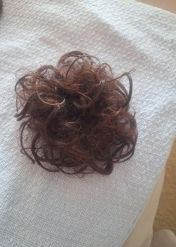 Kahverengi  Saç Ekleri, Topuzlar.. Birarada ve tek satılık. - Görsel 2