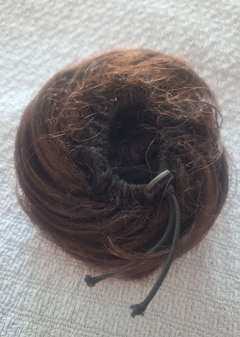Kahverengi  Saç Ekleri, Topuzlar.. Birarada ve tek satılık. - Görsel 10
