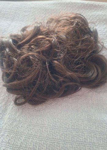 Kahverengi  Saç Ekleri, Topuzlar.. Birarada ve tek satılık. - Görsel 3