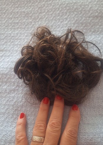 Kahverengi  Saç Ekleri, Topuzlar.. Birarada ve tek satılık. - Görsel 13