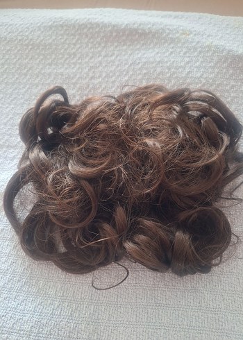 Kahverengi  Saç Ekleri, Topuzlar.. Birarada ve tek satılık. - Görsel 8