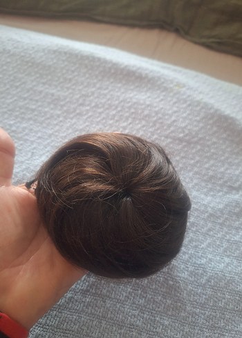 Kahverengi  Saç Ekleri, Topuzlar.. Birarada ve tek satılık. - Görsel 9