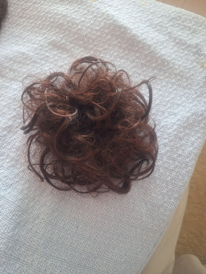 Kahverengi  Saç Ekleri, Topuzlar.. Birarada ve tek satılık. - Görsel 2