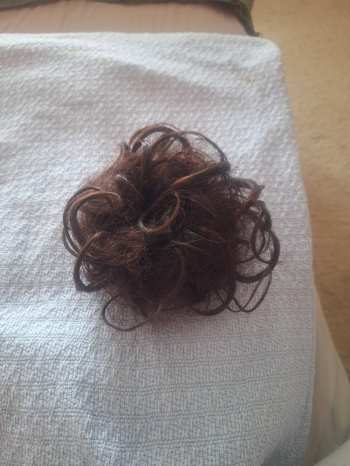 Kahverengi  Saç Ekleri, Topuzlar.. Birarada ve tek satılık. - Görsel 5