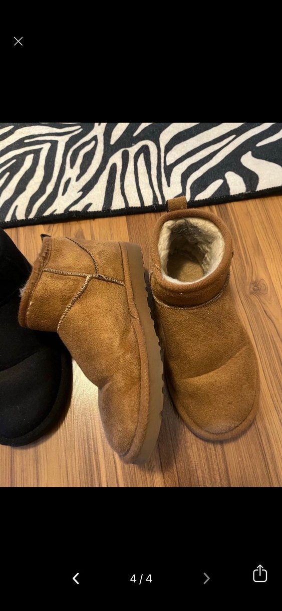 Kürklü Kahverengi Süet Kadın Bot - Görsel 3