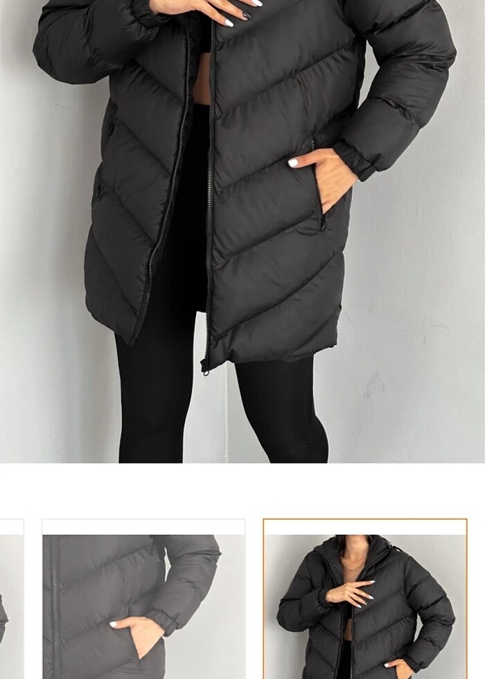 Sıfır kadın mont - Görsel 2