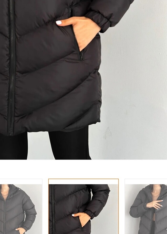 Sıfır kadın mont - Görsel 4