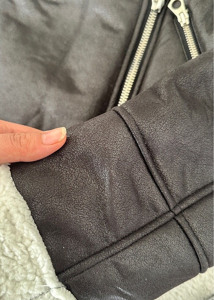 İçi yünlü ceket - Görsel 3