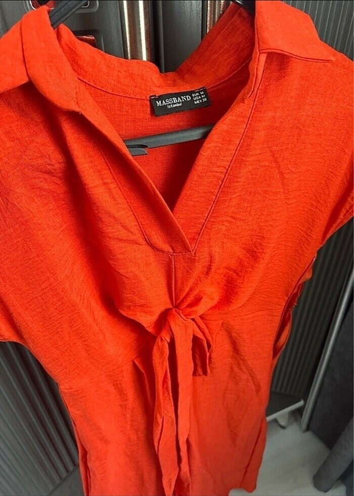 Turuncu elbise - Görsel 2