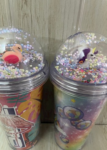 TİTİZ 600 ML PİPETLİ DESENLİ BARDAK - Görsel 4