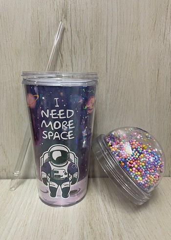 TİTİZ 600 ML PİPETLİ DESENLİ BARDAK - Görsel 6