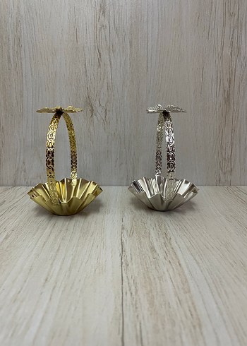 METAL TUTMALI SUNUMLUK ALTIN GÜMÜŞ RENK - Görsel 5