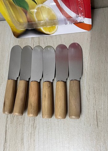 AHŞAP SAPLI KAHVALTI BIÇAĞI SETİ 6LI - Görsel 4