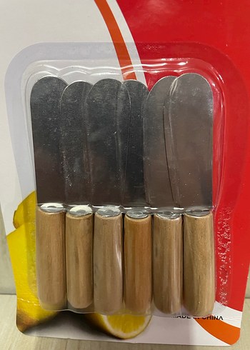 AHŞAP SAPLI KAHVALTI BIÇAĞI SETİ 6LI - Görsel 3