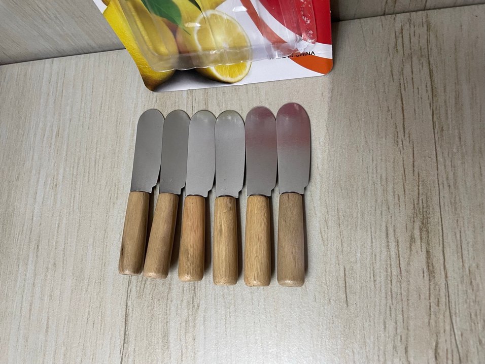 AHŞAP SAPLI KAHVALTI BIÇAĞI SETİ 6LI - Görsel 4