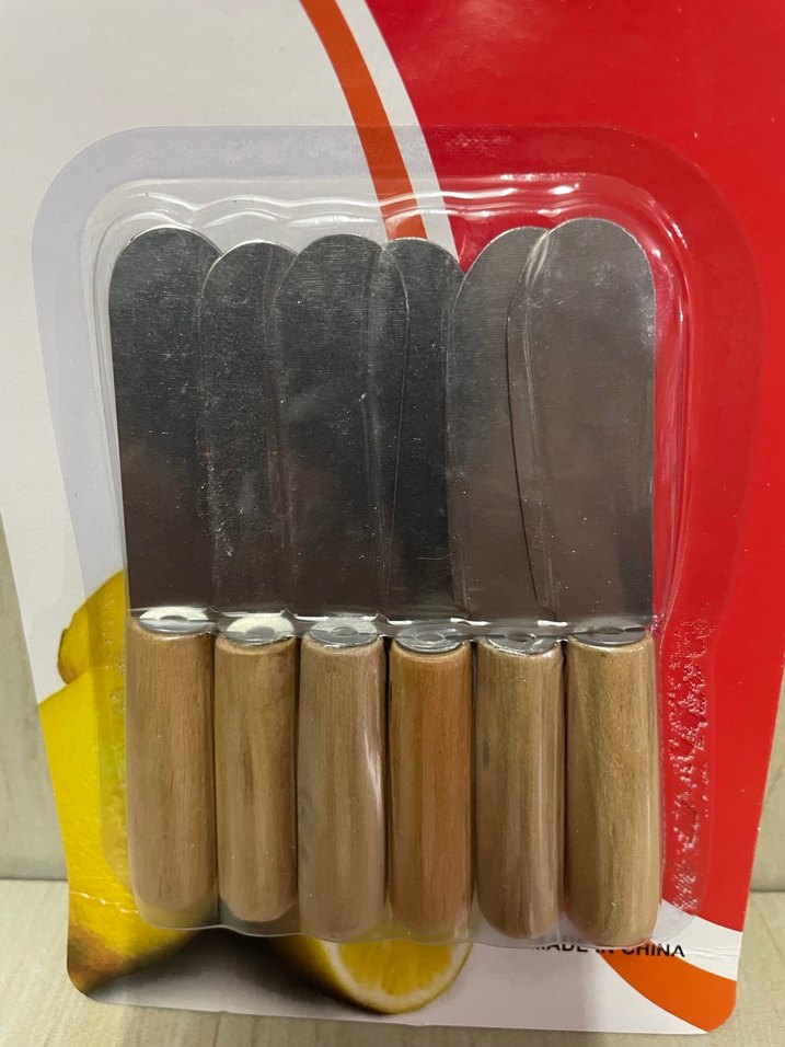 AHŞAP SAPLI KAHVALTI BIÇAĞI SETİ 6LI - Görsel 3