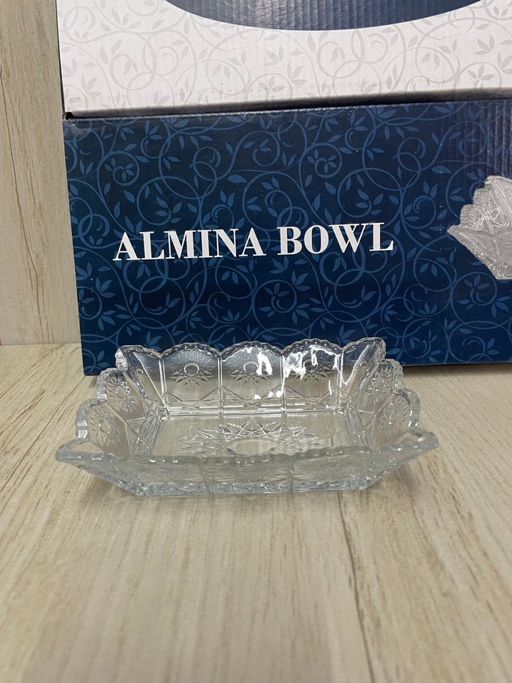 ALMİNA 6'LI KRİSTAL KESİM CAM KASE SETİ - Görsel 3