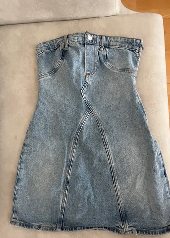 Zara straplez elbise