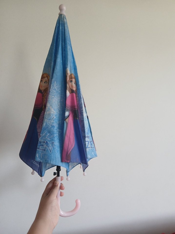 Parlak Mavi  çocuk Şemsiye - elsa Temalı - Görsel 5