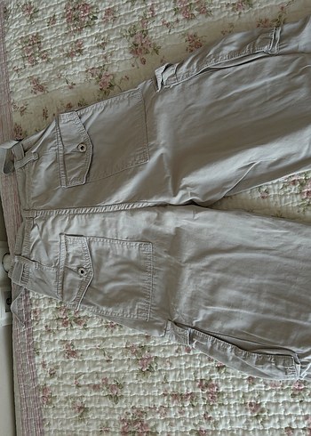 Bej Kargo Pantolon - Görsel 3