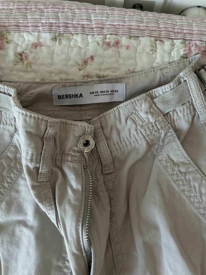 Bej Kargo Pantolon - Görsel 2