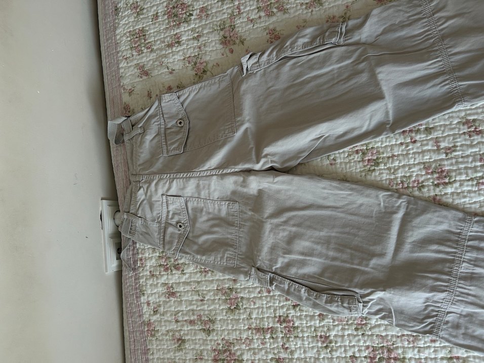 Bej Kargo Pantolon - Görsel 3