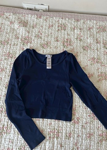 Addax Lacivert Uzun Kollu Bluz - Görsel 2