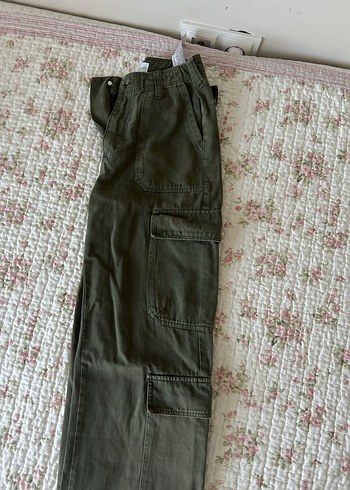 Zara Haki Kargo Pantolon - Görsel 2
