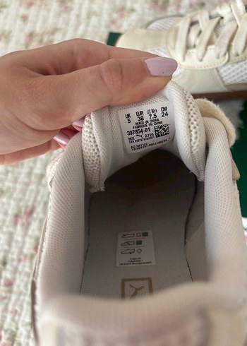 38 Beden beyaz Renk Puma Palermo Moda Surreal Bej Spor Ayakkabı