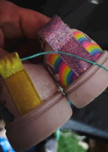 Kız Çocuk Renkli Tie-Dye Sneaker - Görsel 3