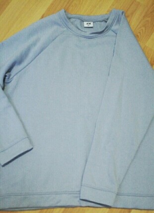 xxl Beden H&M soft gri polarlı sweat