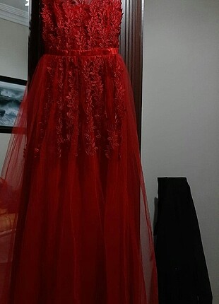Zara Abiye elbise kırmızı 