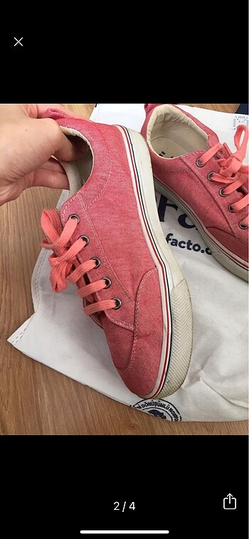 U.S Polo Assn. Polo marka pembe kot ayakkabı