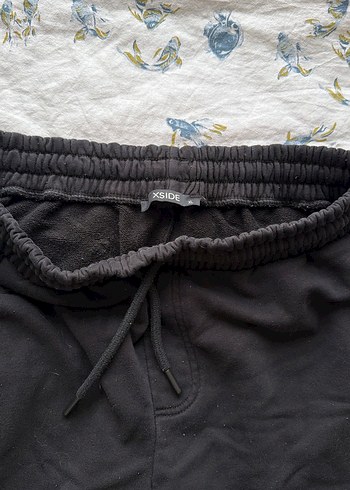 Erkek Siyah Pamuklu Rahat Kesim Eşofman - Görsel 3