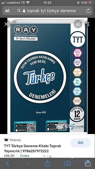 Tyt Türkçe deneme toprak yayınları