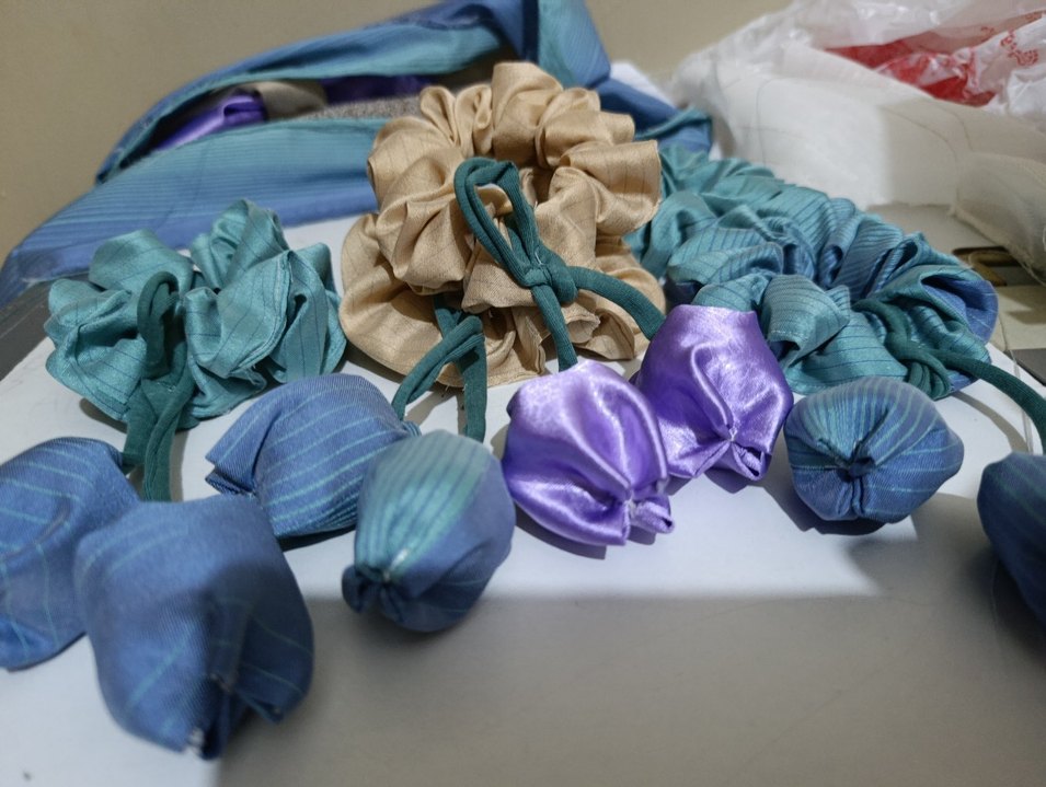 Bohem Çok Renkli laleli Saç Tokası - Görsel 2